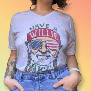 Willie Nelson Christmas Tee